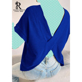 تیشرت تونیک بلوز شومیز پشت هفتی مراکشی بیسکوییتی فری سایز ۳۸ تا ۴۴ تن شیک