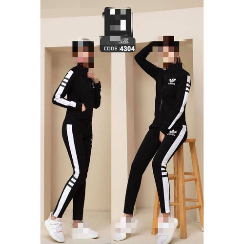 ست سویشرت شلوار ورزشی آدیداس غواصی فری سایز 38 تا 44 تن شیک