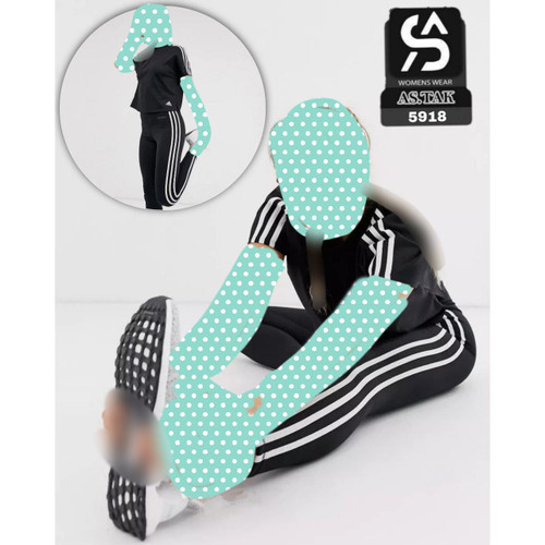 کراپ نیمتنه شلوار ورزشی آدیداس جنس آیس فری سایز 38 تا 44 تن شیک