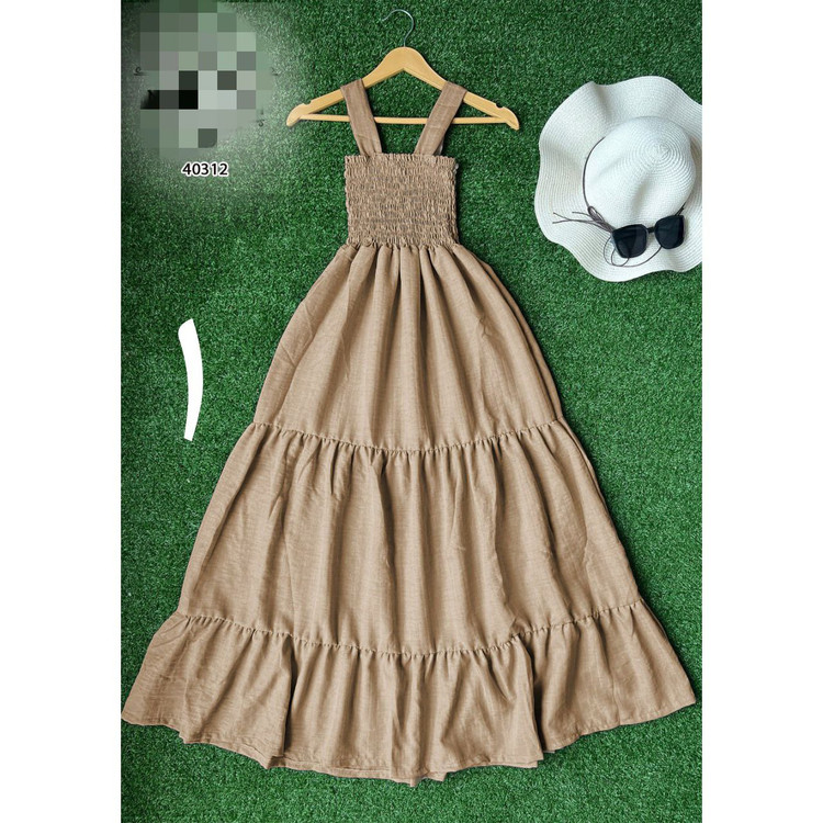 ساحلی سارافون سارافن ماسوره ای ابروبادی فری سایز ۳۸ تا ۴۴ تن شیک