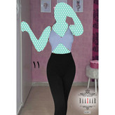 کراپ نیمتنه گره ای فانریپ کبریتی فری سایز ۳۸ تا ۴۲ تن شیک