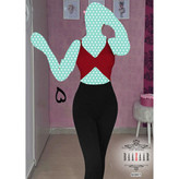 کراپ نیمتنه گره ای فانریپ کبریتی فری سایز ۳۸ تا ۴۲ تن شیک