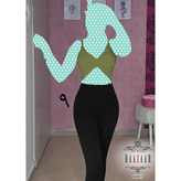 کراپ نیمتنه گره ای فانریپ کبریتی فری سایز ۳۸ تا ۴۲ تن شیک