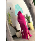 پیراهن ماکسی بلند ریش ریش سوپر فیلامنت فری سایز ۳۸ تا ۴۲ تن شیک