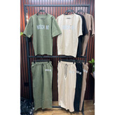 ست دو تیکه تیشرت شلوار لانگ پنبه لاکرا تمام کش فری سایز ۳۸ تا ۴۴ تن شیک