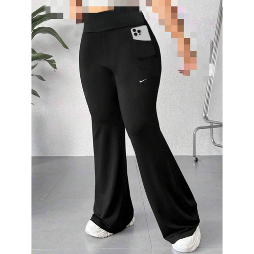 شلوار لگ دمپا گشاد غواصی نخ پنبه کشسانی بالا بیگ سایز بزرگ فری سایز 40 تا 48 تن شیک