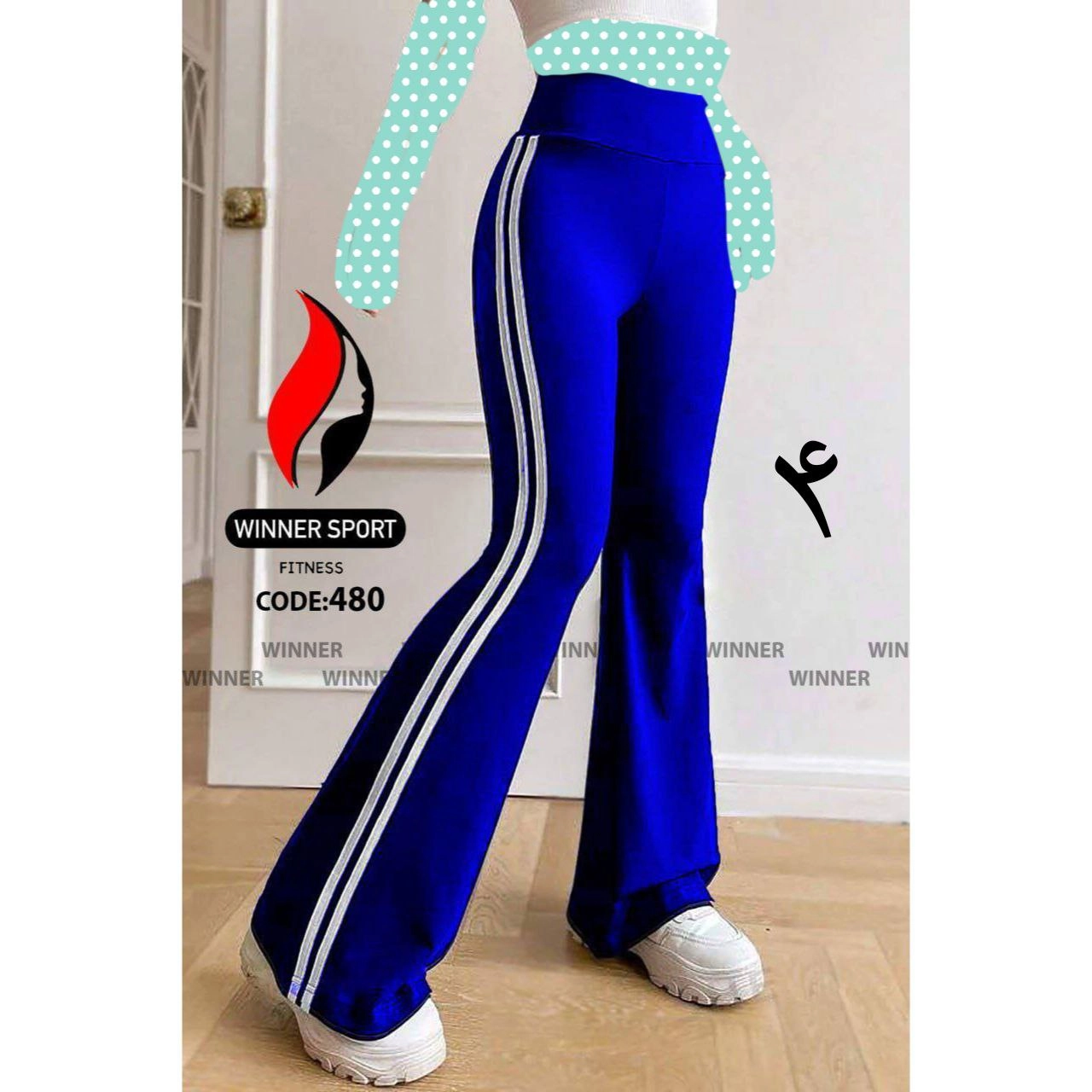 شلوار بوتکات دمپا گشاد فلامنت گِرَم بالا فری سایز ۳۶ تا ۴۲ تن شیک