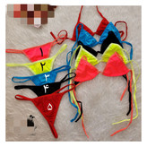 ست دو تیکه گره ای سولار استخر جکوزی پارچه مایویی فری سایز ۳۶ تا ۴۲ تن شیک