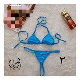 ست دو تیکه گره ای سولار استخر جکوزی پارچه مایویی فری سایز ۳۶ تا ۴۲ تن شیک