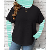 1449 تیشرت تک مراکشی بیسکوییتی فری سایز بیگ سایز بزرگ ۳۸ تا ۴۶ تن شیک