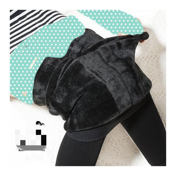 30207 ساق شلواری لگ ساپورتی ۳ کاره ۴ فاق داخل خز شَنِل بدون ریزش قواره دار فری ۳۶ تا ۴۸ تن شیک