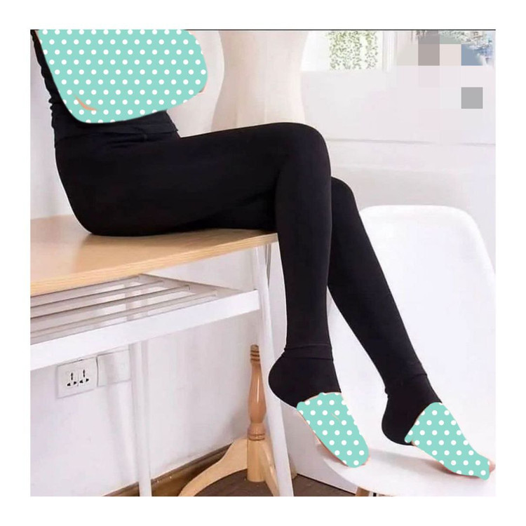 30207 ساق شلواری لگ ساپورتی ۳ کاره ۴ فاق داخل خز شَنِل بدون ریزش قواره دار فری ۳۶ تا ۴۸ تن شیک