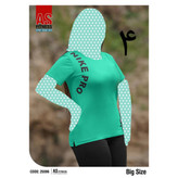 25596 تیشرت تک ورزشی آیس کش عالی فری سایز بیگ سایزبزرگ ۴۴ تا ۴۸ تن شیک