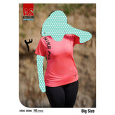 25596 تیشرت تک ورزشی آیس کش عالی فری سایز بیگ سایزبزرگ ۴۴ تا ۴۸ تن شیک