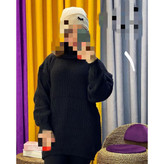 تونیک بافت یقه اسکی یقه شل قد ۷۵ تا ۸۰ فری ۳۸ تا ۴۶ تن شیک