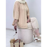 02198 شومیز مانتویی مانتو شومیزی مراکشی فری سایز ۳۶ تا ۴۴ تن شیک