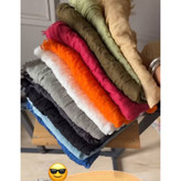 50123 شال چروک دور ریش نخ حریر قواره ۲۰۰ × ۶۵ تن شیک