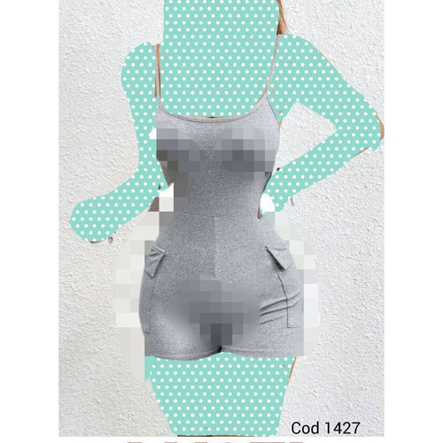 1427 سرهمی اورال اوورال یکسره شورتکی دو بندی فانریپ پنبه قد ۸۵ فری سایز ۳۸ تا ۴۲ تن شیک