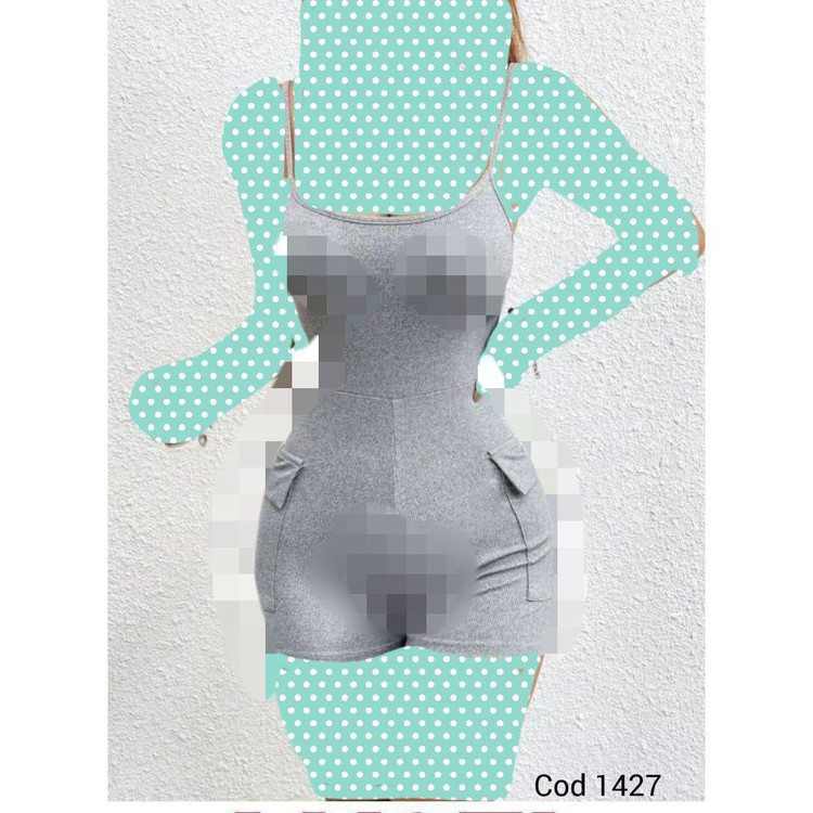 1427 سرهمی اورال اوورال یکسره شورتکی دو بندی فانریپ پنبه قد ۸۵ فری سایز ۳۸ تا ۴۲ تن شیک