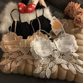 کراپ نیمتنه گیپور گل رز فری سایز 36 تا 42 تن شیک