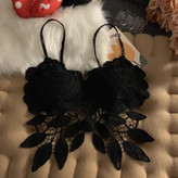 کراپ نیمتنه گیپور گل رز فری سایز 36 تا 42 تن شیک