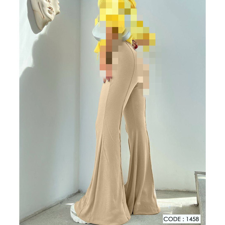 1458 شلوار بوتکات بودکات دمپا گشاد فانریپ کبریتی فری سایز ۳۶ تا ۴۴ تن شیک