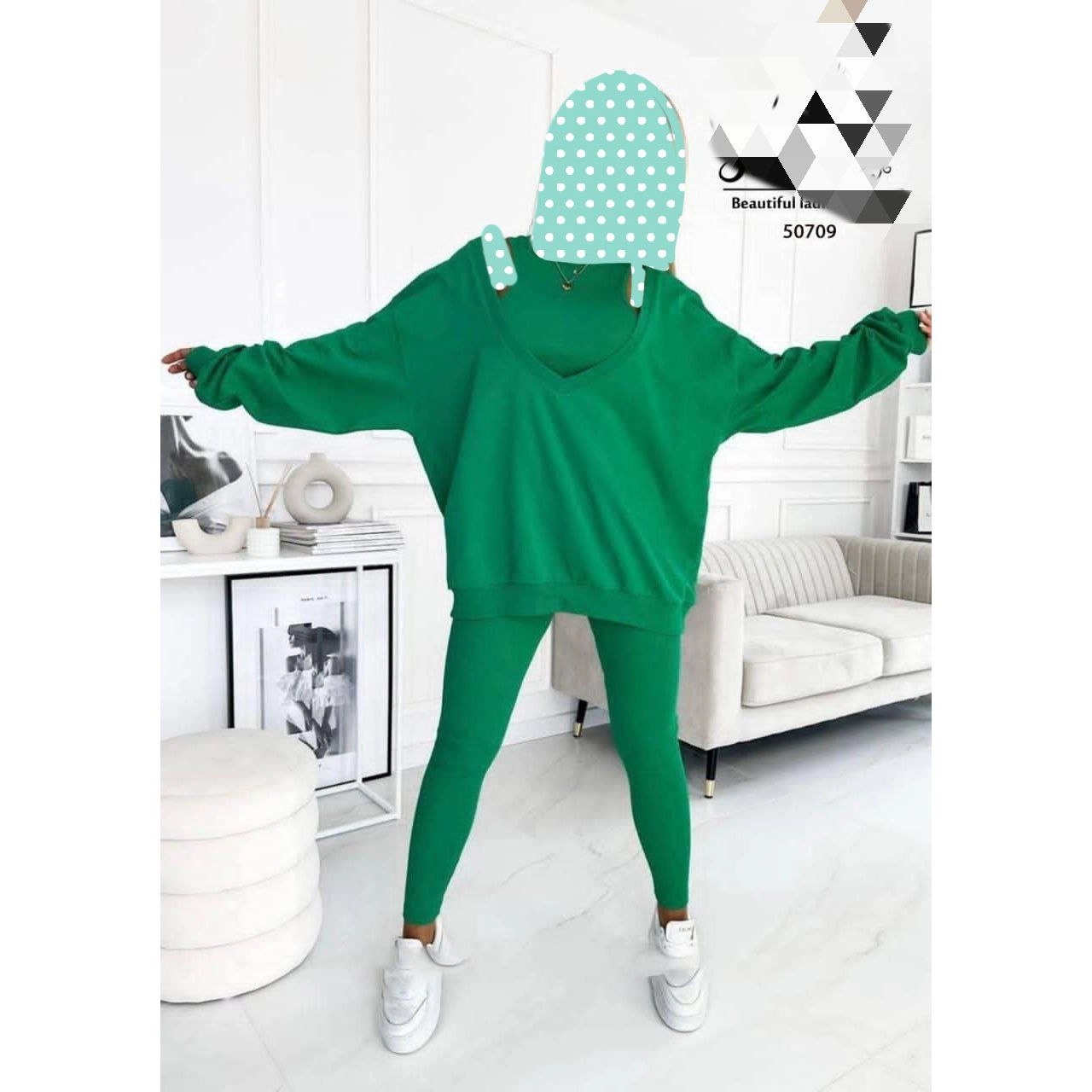 50709 ست ۳ تیکه کراپ نیمتنه و لگ کبریتی و دورس کرکی فری سایز ۳۶ تا ۴۴ تن شیک