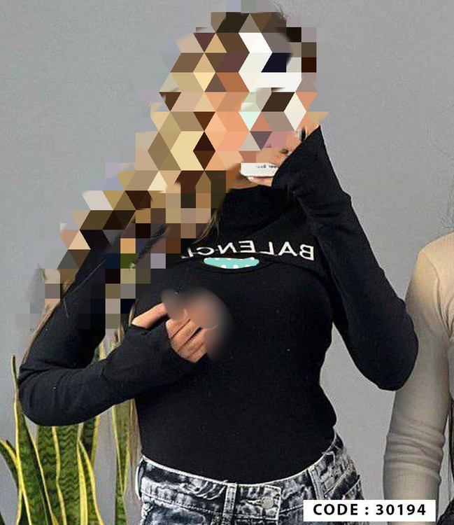 30194 بادی یقه اشکی آستین فینگری کبریتی فری سایز ۳۶ تا ۴۲ تن شیک