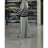 02101 ست پولیور تونیک بلوز و شلوار راه راه بافت بافتنی لطیف فری سایز ۳۶ تا ۴۴ تن شیک