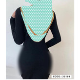 30198 پیراهن ماکسی پشت باز زنجیردار فانریپ کبریتی فری 36 تا 42 تن شیک