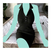 30162 تونیک پیراهن جلو دکمه دار کبریتی فری سایز ۳۶ تا ۴۲ تن شیک