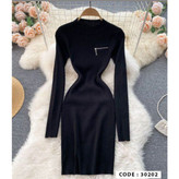 30202 تونیک شومیز پیراهن ماکسی بلند آستین فینگر انگشتی کبریتی فری سایز ۳۶ تا ۴۴ قد ۹۰