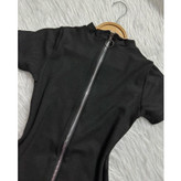 30250 پیراهن ماکسی زیپدار کشبافت کبریتی قد 130 فری سایز 36 تا 42 تن شیک