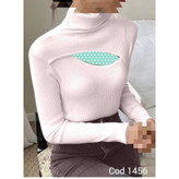 1456 بادی یقه اسکی یقه اشکی فانریپ پنبه کبریتی فری سایز 36 تا 44 تن شیک