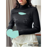 1456 بادی یقه اسکی یقه اشکی فانریپ پنبه کبریتی فری سایز 36 تا 44 تن شیک