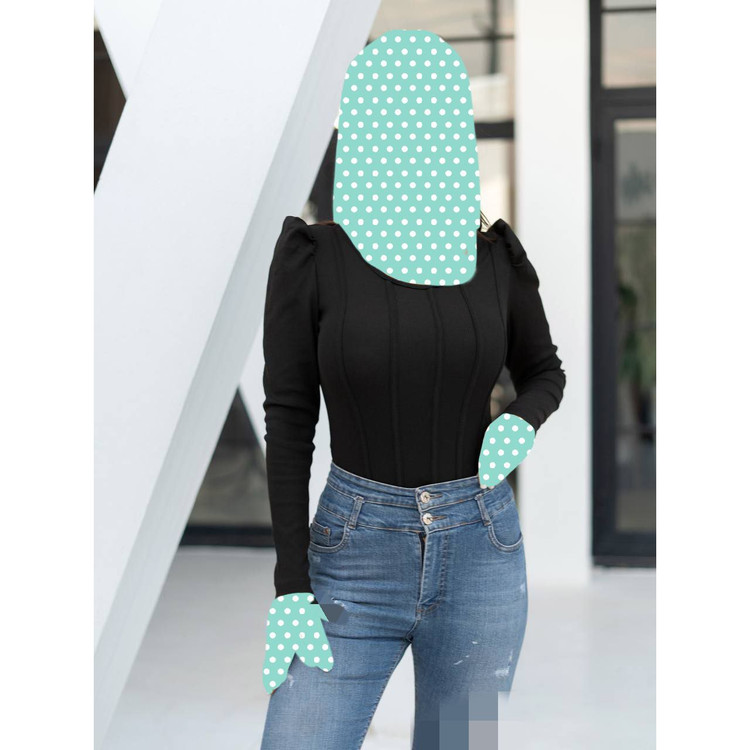 427 بادی مجلسی فانریپ پنبه کبریتی نواردوزی فری سایز 36 تا 44 تن شیک