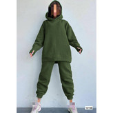 10158 ست هودی شلوار کرکی فری سایز ۳۶ تا ۴۴ تن شیک