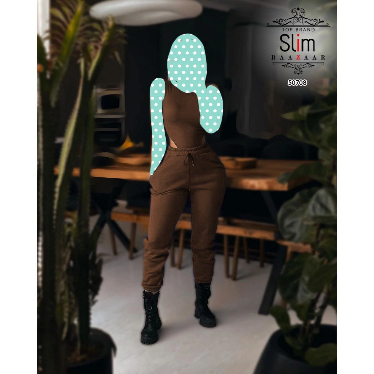 51007 ست کراپ فانریپ و جاگر دورس داخل کرک فری سایز 38 تا 42 تن شیک