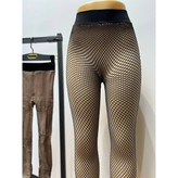 4534 جوراب شلواریکمرگنی تیریدی زنبوری سه بعدی گِرَم بالا داخل شنل فری سایز ۳۶ تا ۴۴ تن شیک