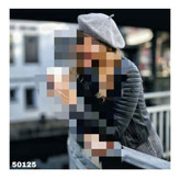 50125 کلاه برِت فرانسوی نمدی بزرگسال قابل تنظیم تن شیک