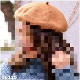 50125 کلاه برِت فرانسوی نمدی بزرگسال قابل تنظیم تن شیک