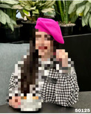 50125 کلاه برِت فرانسوی نمدی بزرگسال قابل تنظیم تن شیک