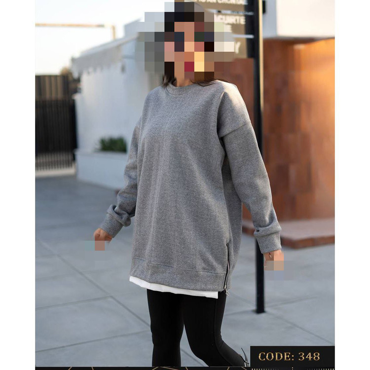 348 هودی دورس تو کرکی دو زیپ عالی قد ۸۳ فری سایز ۳۶ تا ۴۲ تن شیک