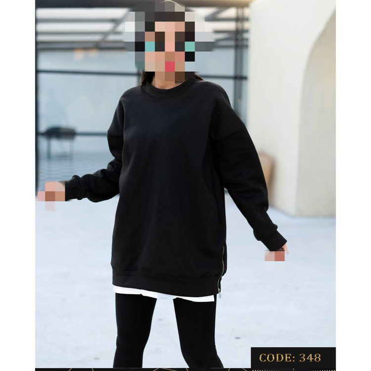 348 هودی دورس تو کرکی دو زیپ عالی قد ۸۳ فری سایز ۳۶ تا ۴۲ تن شیک