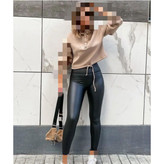 TOP لگ چرم توکرکی کمرگنی ۱۰ سانتی قد ۹۰ در ۳ سایز بندی تن شیک