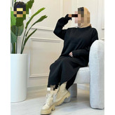 AM پیراهن ماکسی ساحلی کفتان بافت بلند قد ۱۲۵ فری سایز ۳۶ تا ۴۸ تن شیک