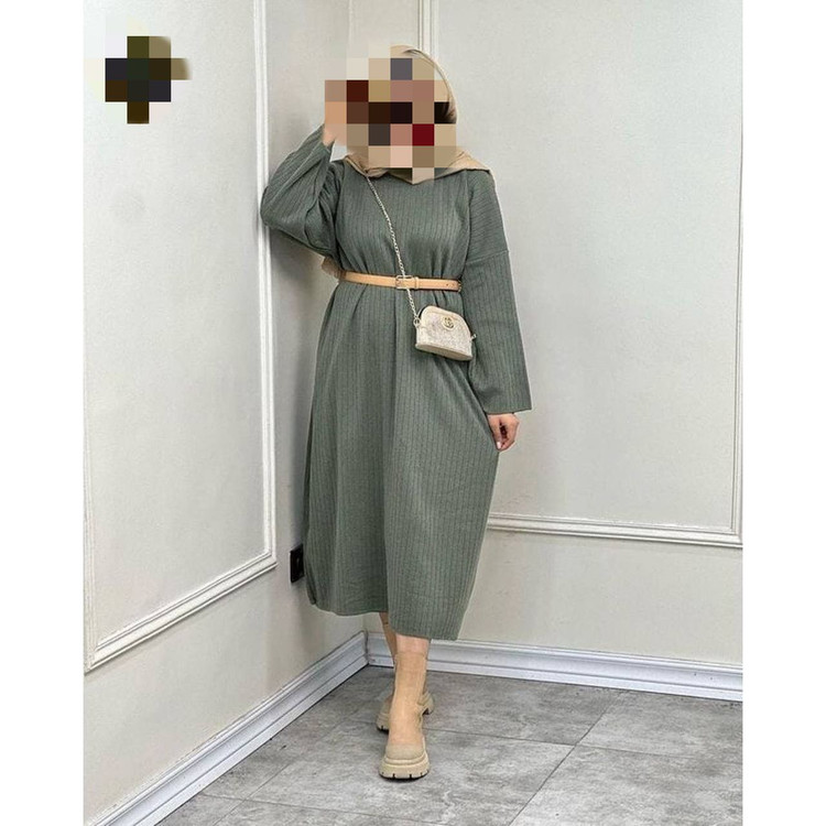 AM پیراهن ماکسی ساحلی کفتان بافت بلند قد ۱۲۵ فری سایز ۳۶ تا ۴۸ تن شیک