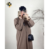 AM پیراهن ماکسی ساحلی کفتان بافت بلند قد ۱۲۵ فری سایز ۳۶ تا ۴۸ تن شیک