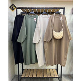 AM پیراهن ماکسی ساحلی کفتان بافت بلند قد ۱۲۵ فری سایز ۳۶ تا ۴۸ تن شیک