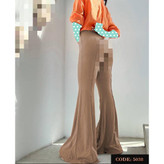 5038 شلوار بودتکات بوتکات دمپا گشاد فانریپ پنبه کبریتی قد ۱۱۳ فری سایز ۳۶ تا ۴۲ تن شیک